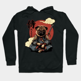 Samurai Pug Hoodie